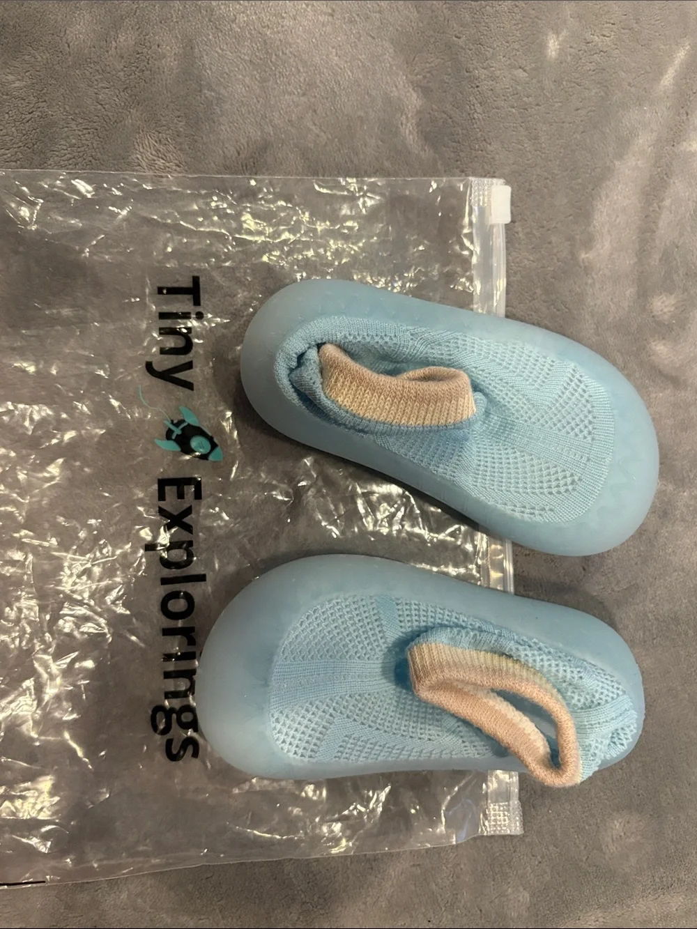 Adorable and comfy slip-on sock shoes by Tiny Explorings!